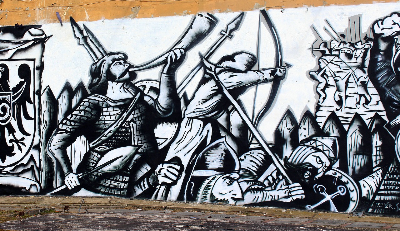 Detail Grafiti Arema Nomer 38