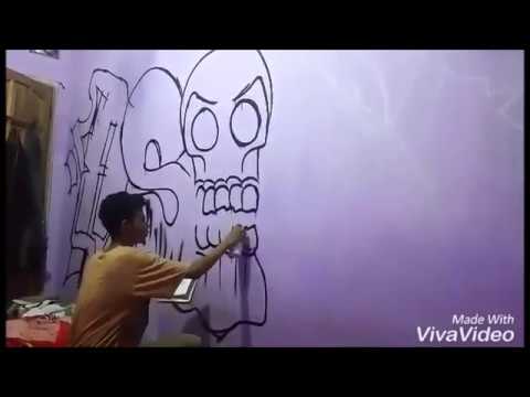 Detail Grafiti Dinding Kamar Nomer 7