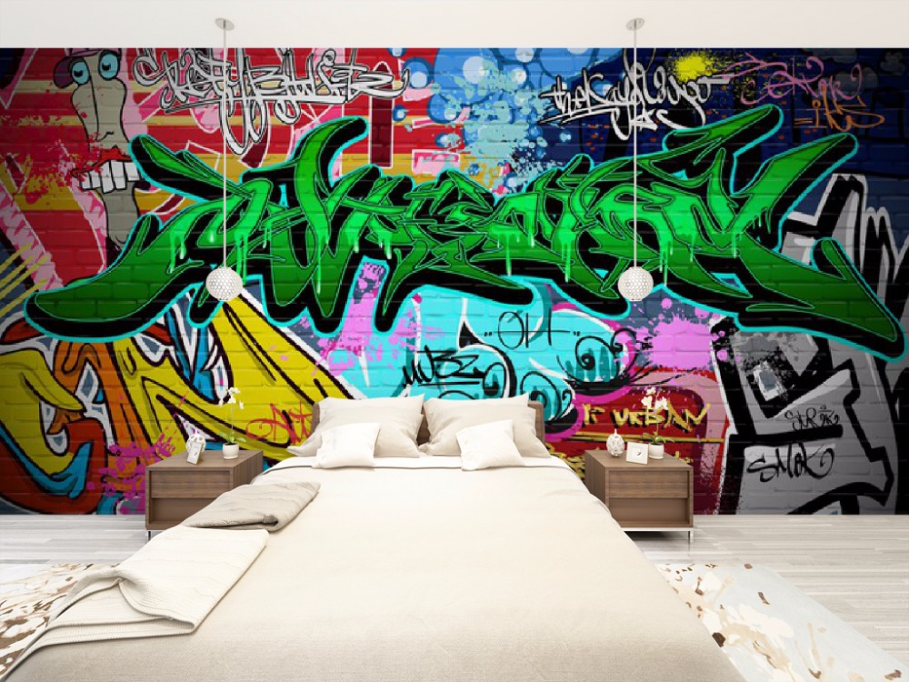Detail Grafiti Dinding Kamar Tidur Nomer 18
