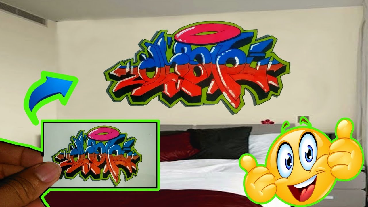 Detail Grafiti Dinding Kamar Tidur Nomer 21
