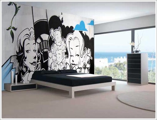 Detail Grafiti Dinding Kamar Tidur Nomer 35