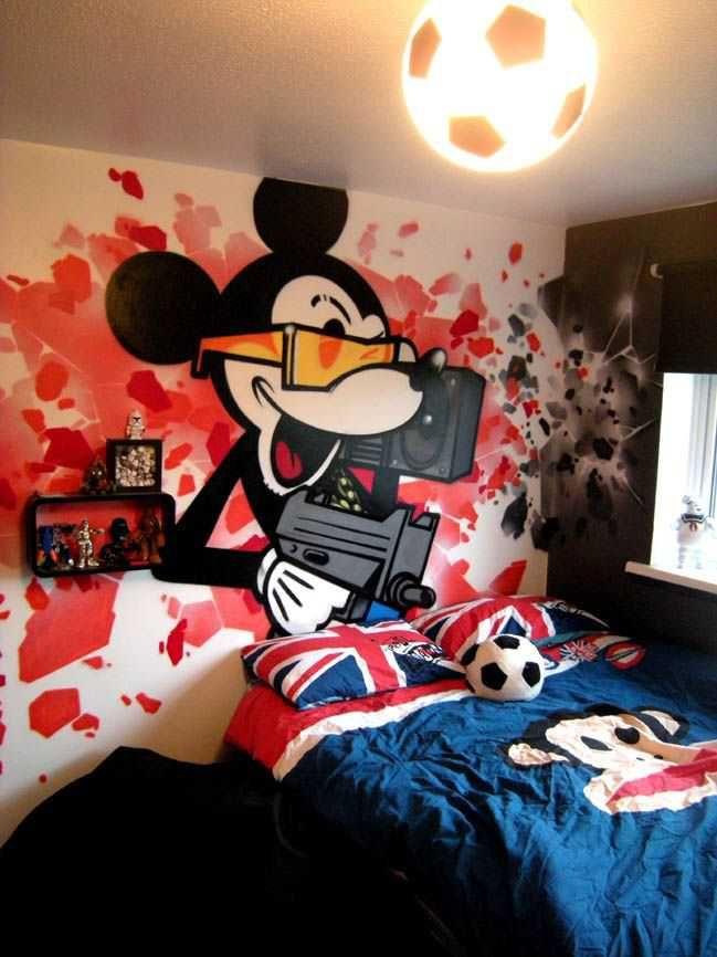 Detail Grafiti Dinding Kamar Tidur Nomer 36