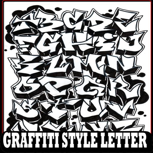 Detail Grafiti Huruf A Nomer 48