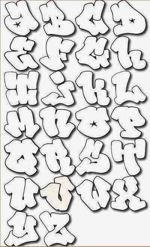 Detail Grafiti Huruf A Z Nomer 29