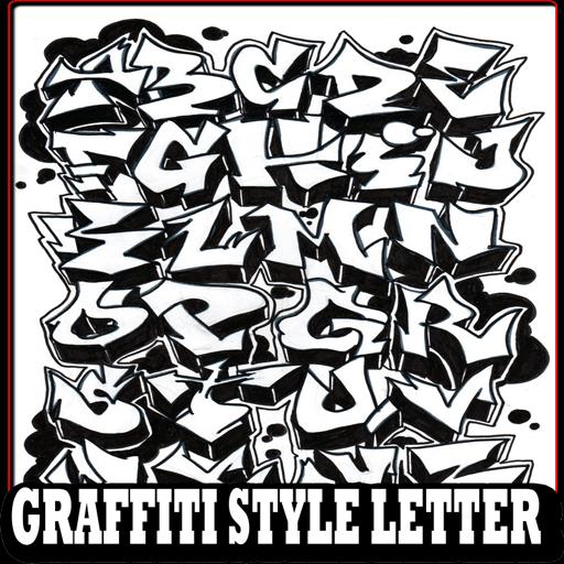 Detail Grafiti Huruf A Z Nomer 34