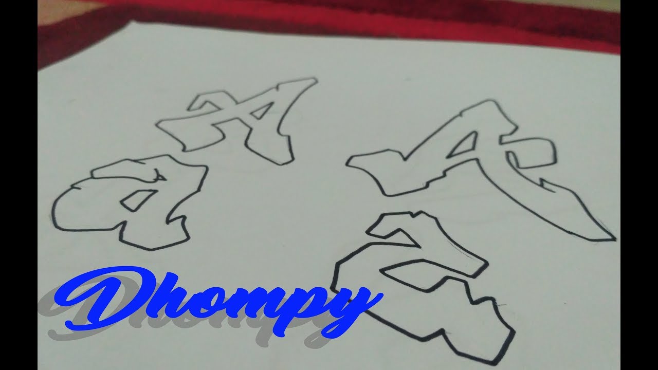 Detail Grafiti Huruf A Z Nomer 42