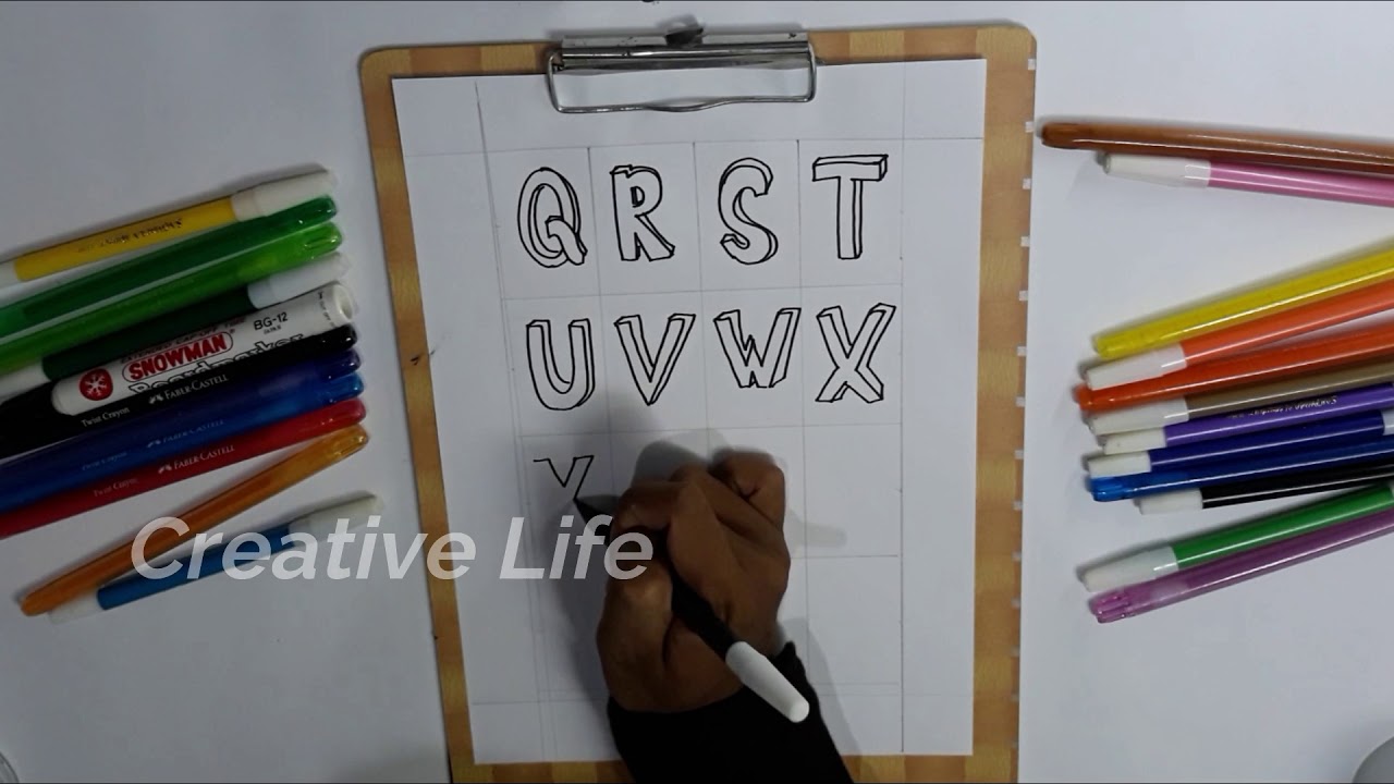 Detail Grafiti Huruf A Z Nomer 46