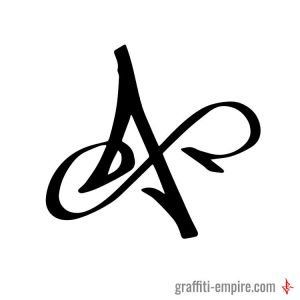 Detail Grafiti Huruf A Z Nomer 6