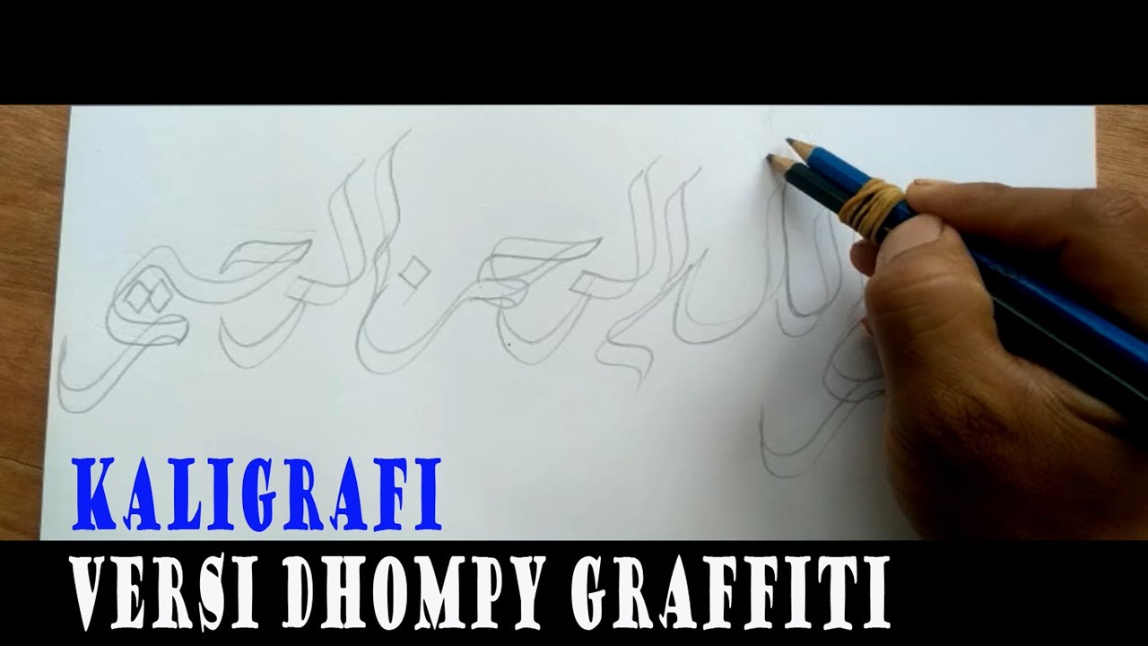 Detail Grafiti Huruf Arab Nomer 29