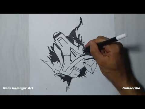 Detail Grafiti Huruf C Nomer 22