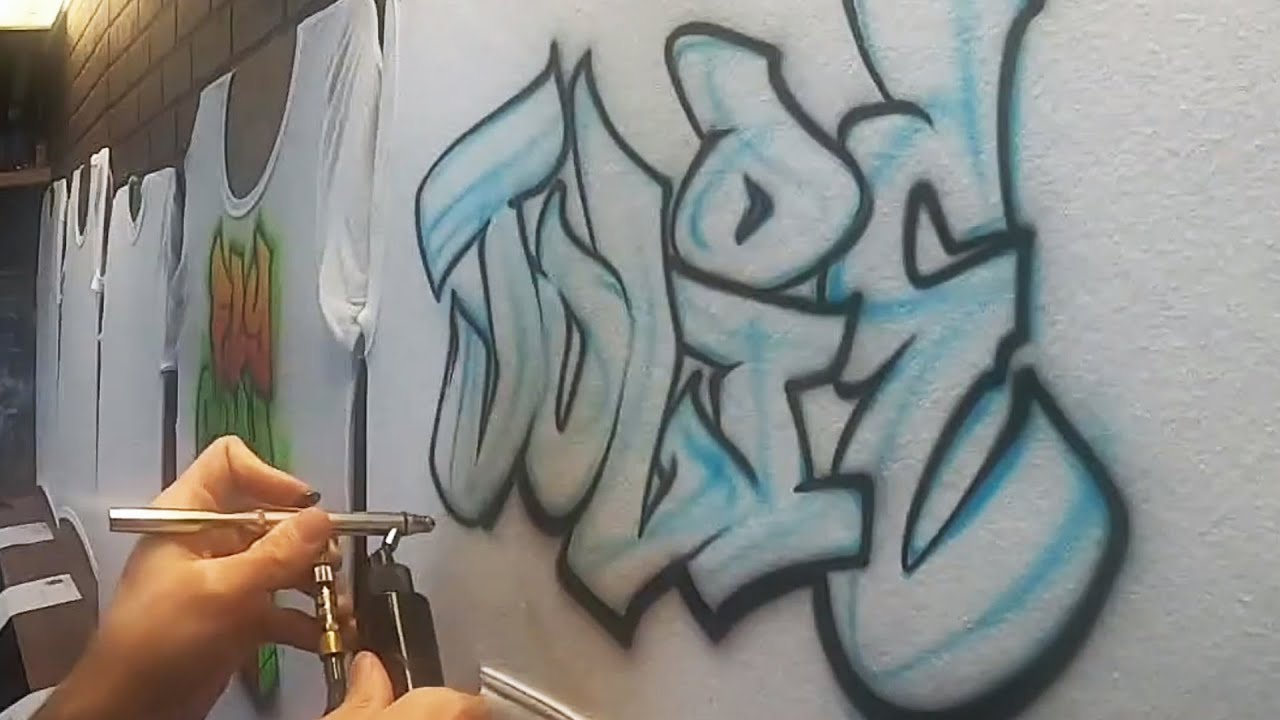 Detail Grafiti Huruf T Nomer 37