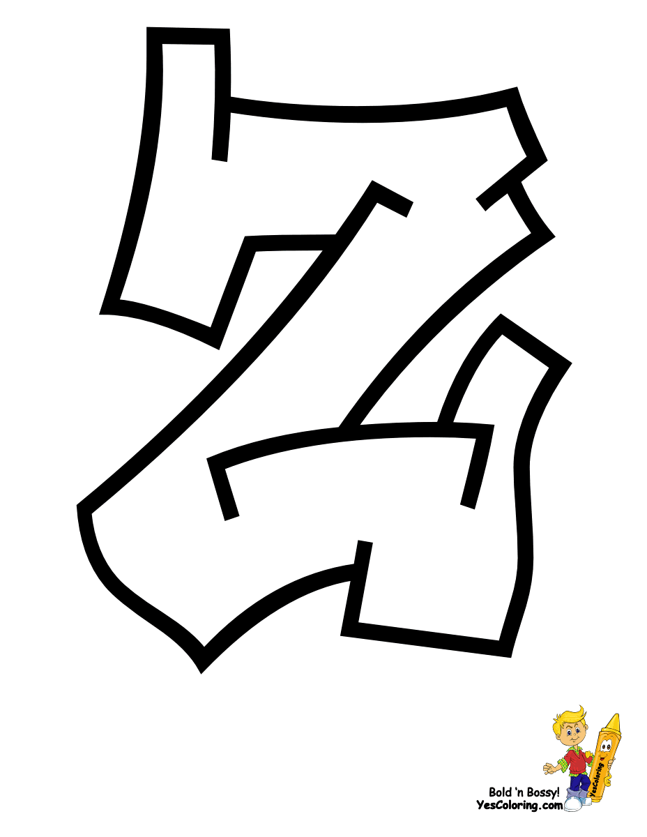 Grafiti Huruf Z - KibrisPDR
