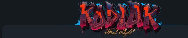 Detail Grafiti Kodiak Creator Nomer 7