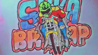 Detail Grafiti Motor Drag Nomer 4