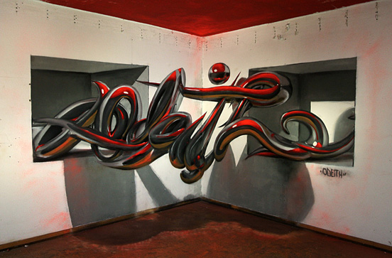 Detail Grafiti Nama 3d Nomer 54