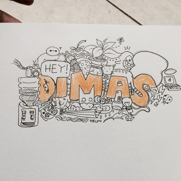 Detail Grafiti Nama Dimas Nomer 19