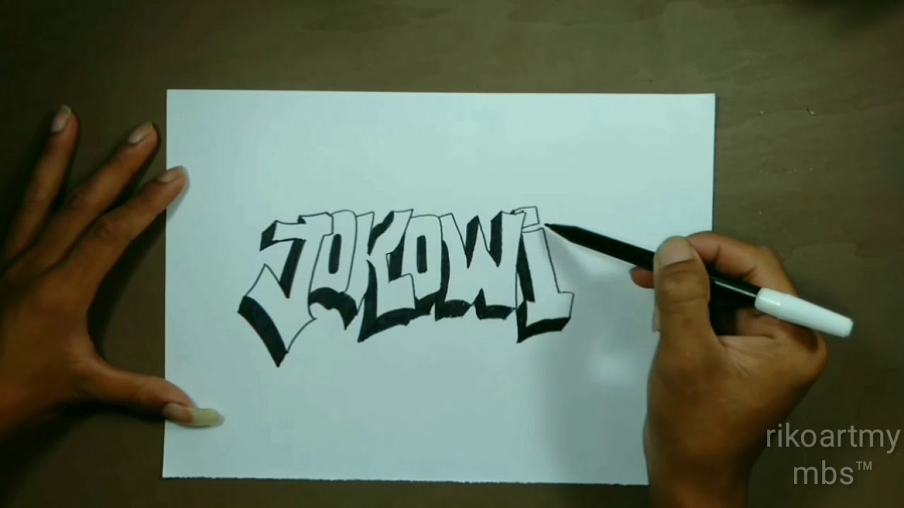 Detail Grafiti Nama Keren Nomer 15