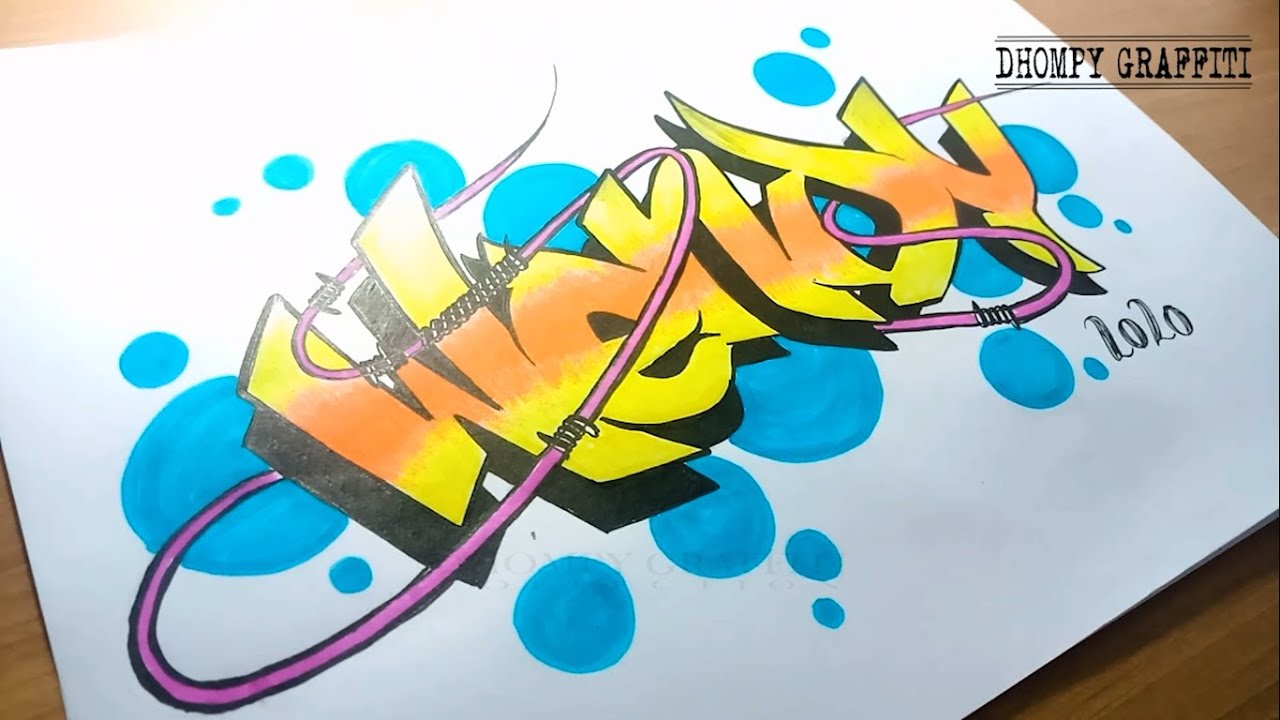 Detail Grafiti Nama Keren Nomer 26