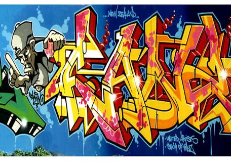 Detail Grafiti Nama Rendi Nomer 49