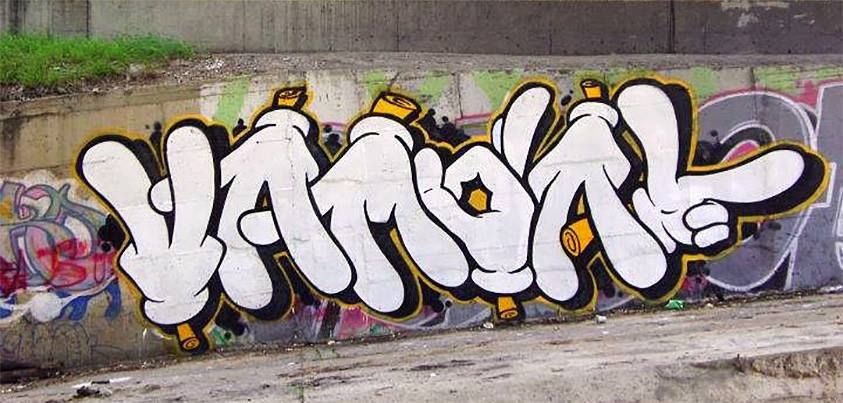 Detail Grafiti Nama Ryan Nomer 5