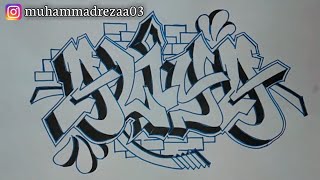 Detail Grafiti Nama Wahyu Nomer 15