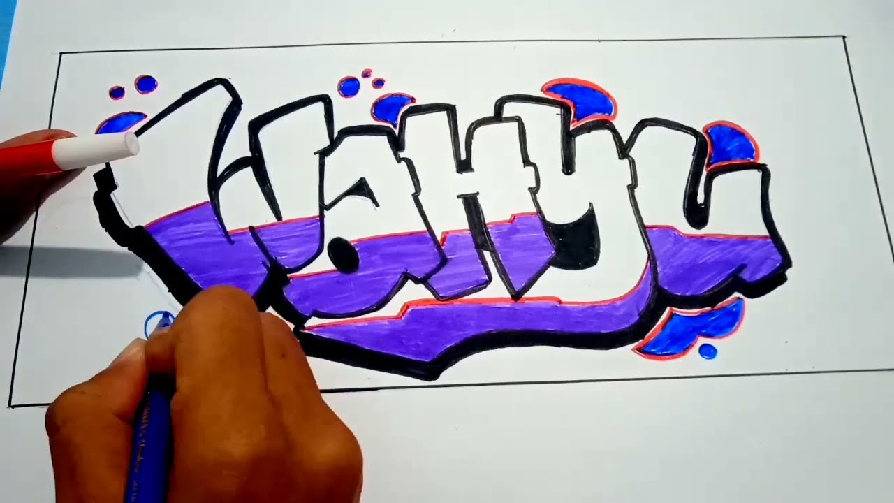 Detail Grafiti Nama Wahyu Nomer 7