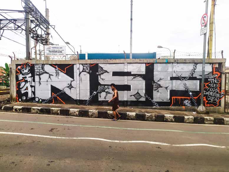 Detail Grafiti Nama Yoga Nomer 48