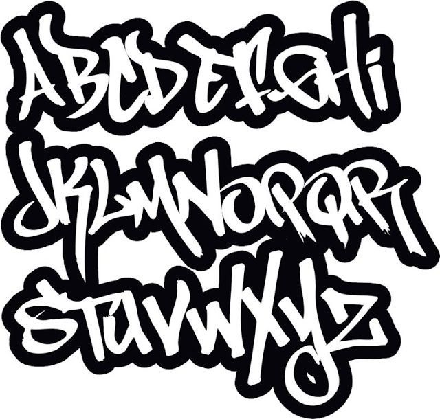 Detail Grafity Abjad Az Nomer 10