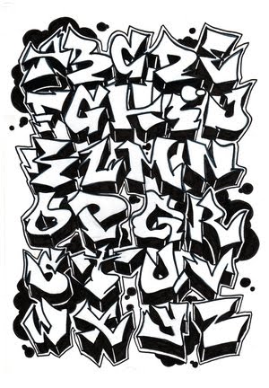 Detail Grafity Abjad Az Nomer 14