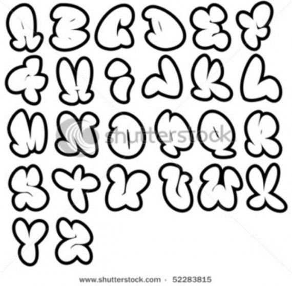 Detail Grafity Abjad Az Nomer 27