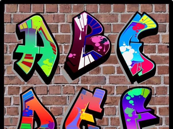 Detail Grafity Abjad Az Nomer 36