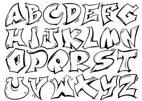 Detail Grafity Abjad Az Nomer 38