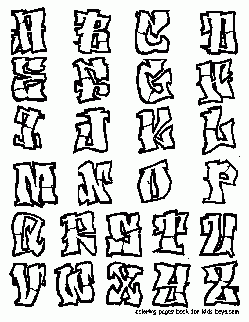 Detail Grafity Abjad Az Nomer 8