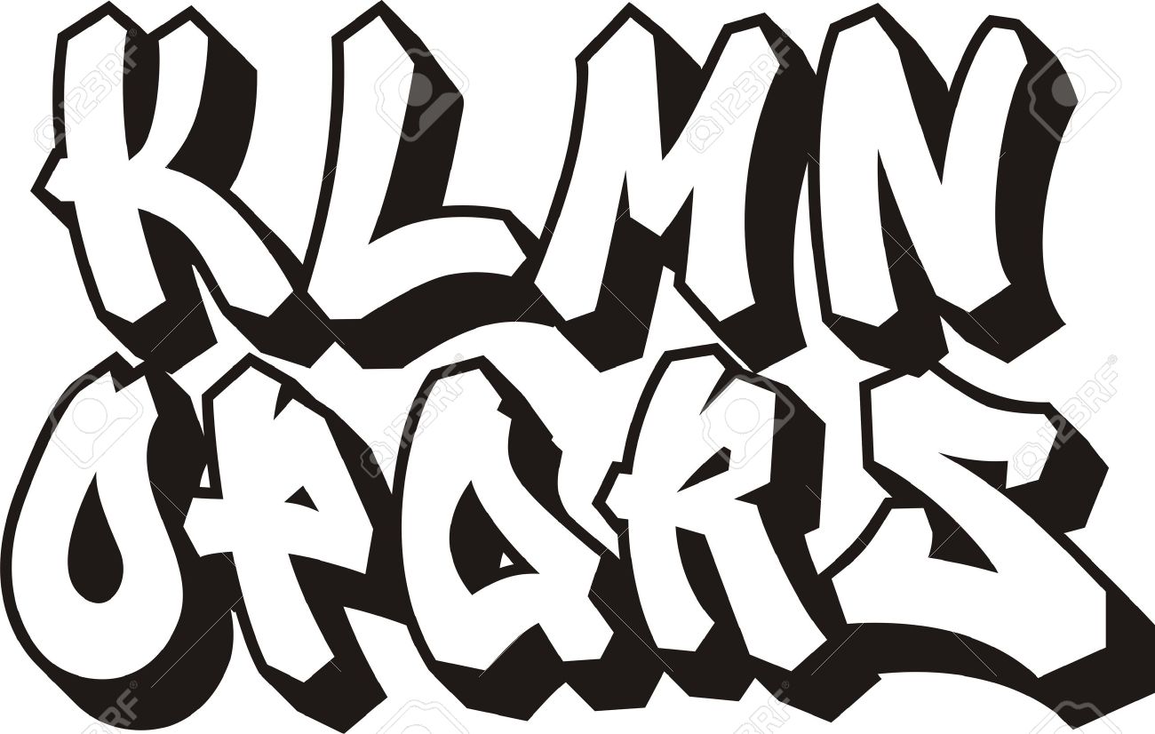 Detail Grafity Huruf Abjad Nomer 42