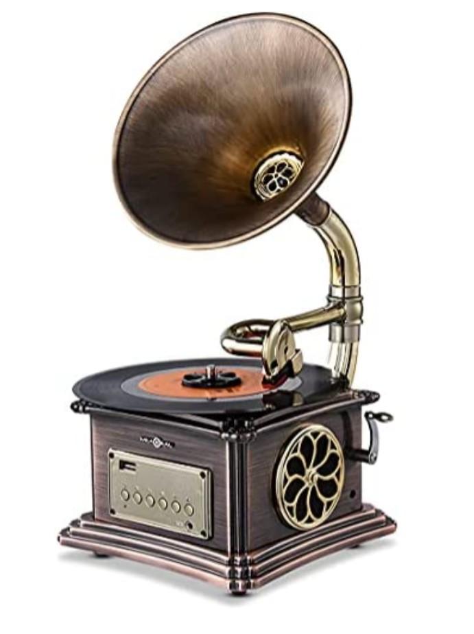 Detail Gramophone Mini With Bluetooth Nomer 13