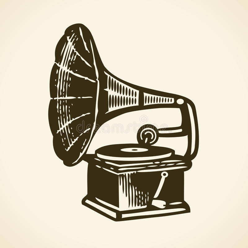Detail Gramophone Vector Nomer 13