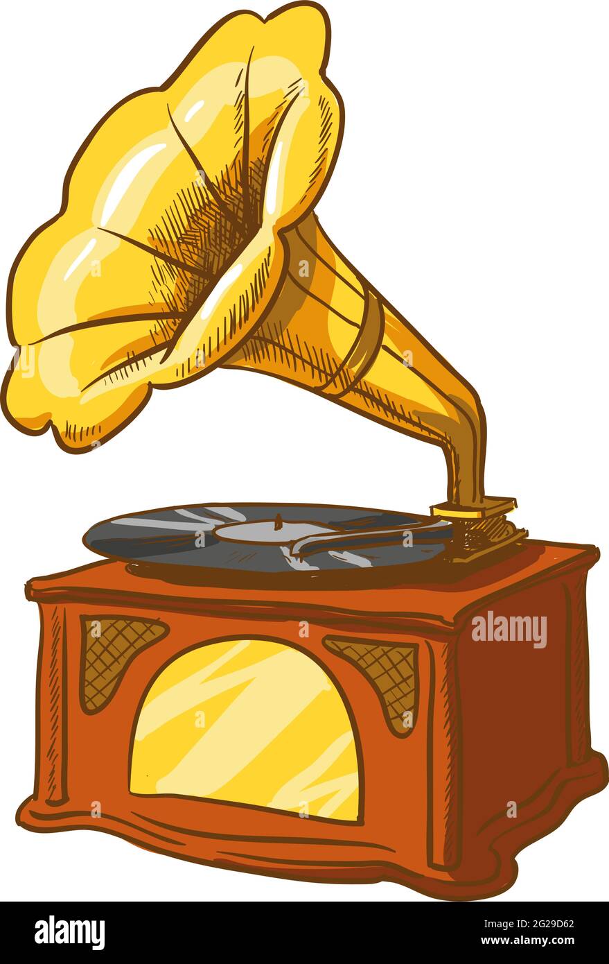Detail Gramophone Vector Nomer 22