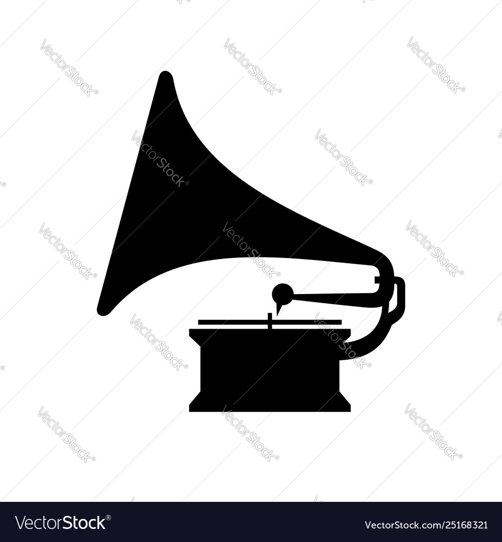 Detail Gramophone Vector Nomer 30