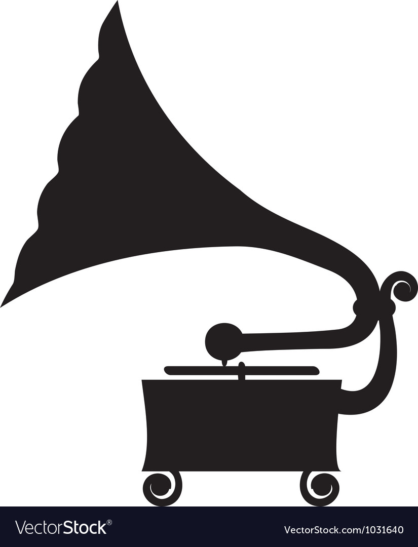 Detail Gramophone Vector Nomer 5