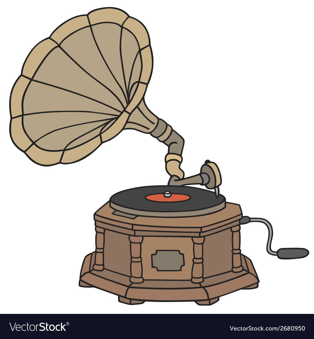 Detail Gramophone Vector Nomer 41