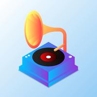 Detail Gramophone Vector Nomer 44