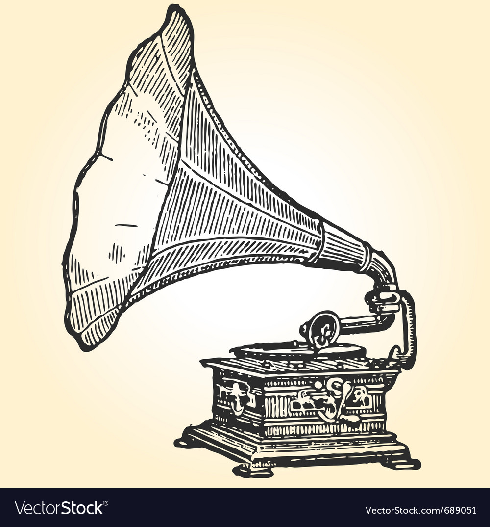 Detail Gramophone Vector Nomer 49