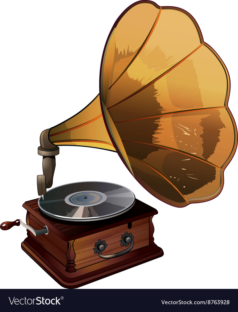 Detail Gramophone Vector Nomer 54
