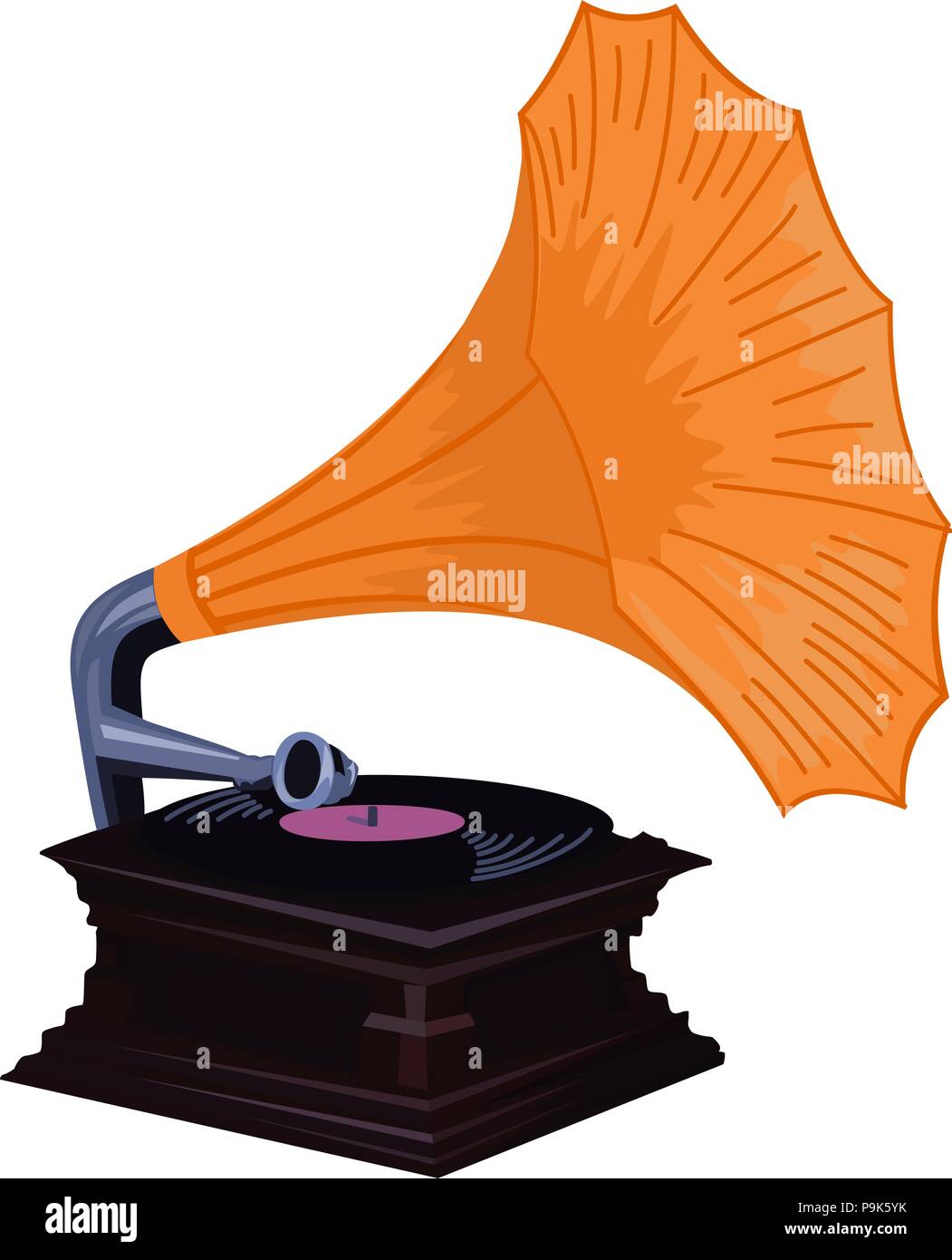Detail Gramophone Vector Nomer 56
