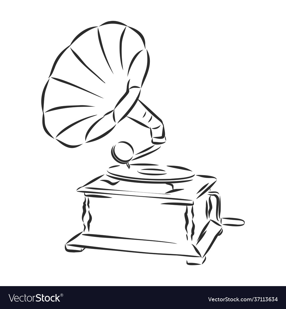 Detail Gramophone Vector Nomer 58