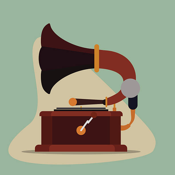 Detail Gramophone Vector Nomer 9