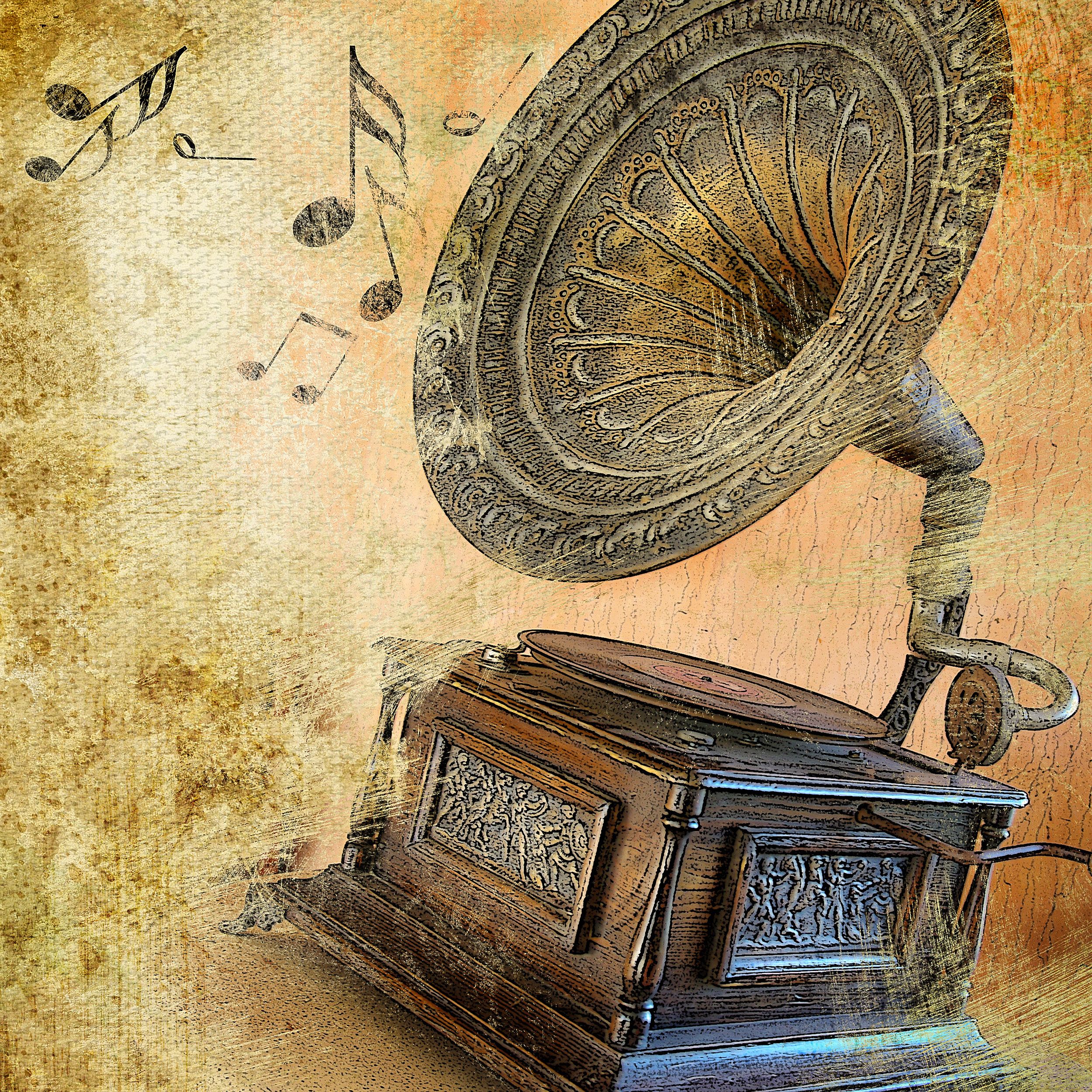 Detail Gramophone Wallpaper Nomer 26