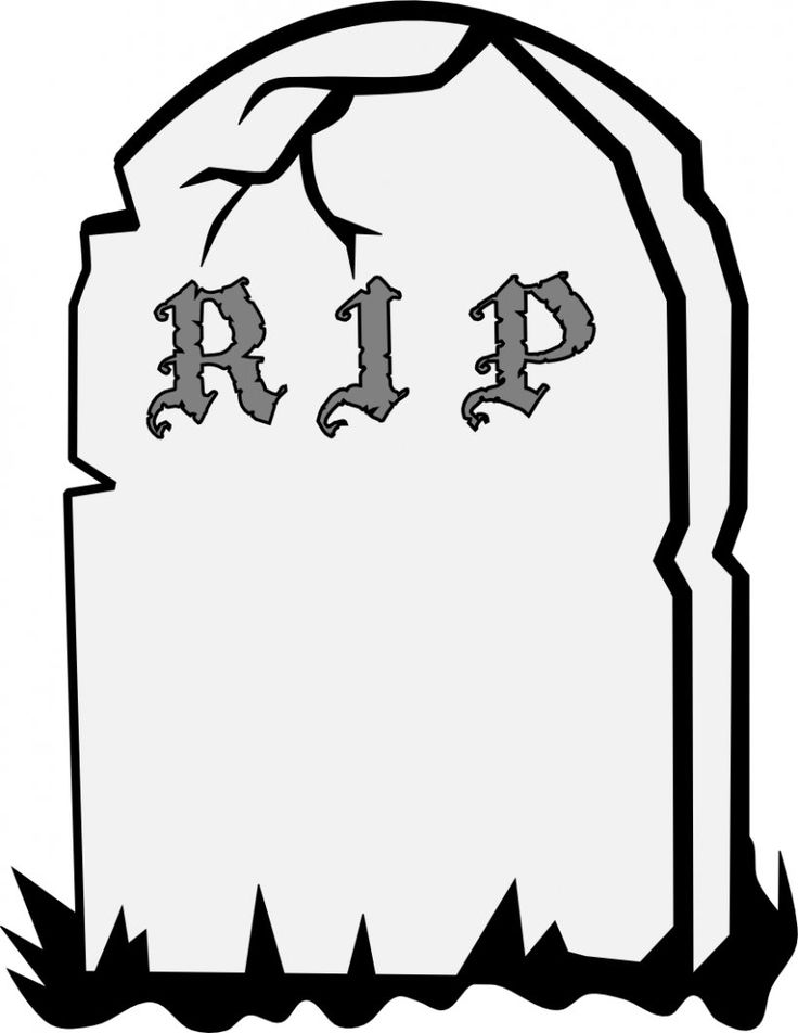 Detail Gravestone Clipart Nomer 49