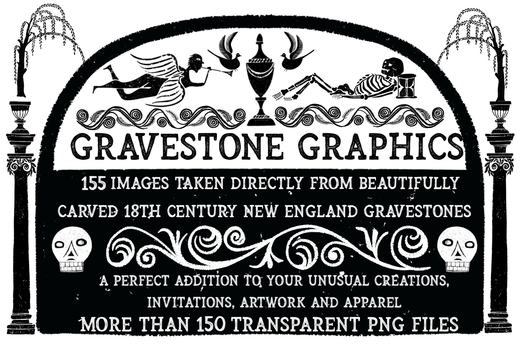 Detail Gravestone Graphic Nomer 17