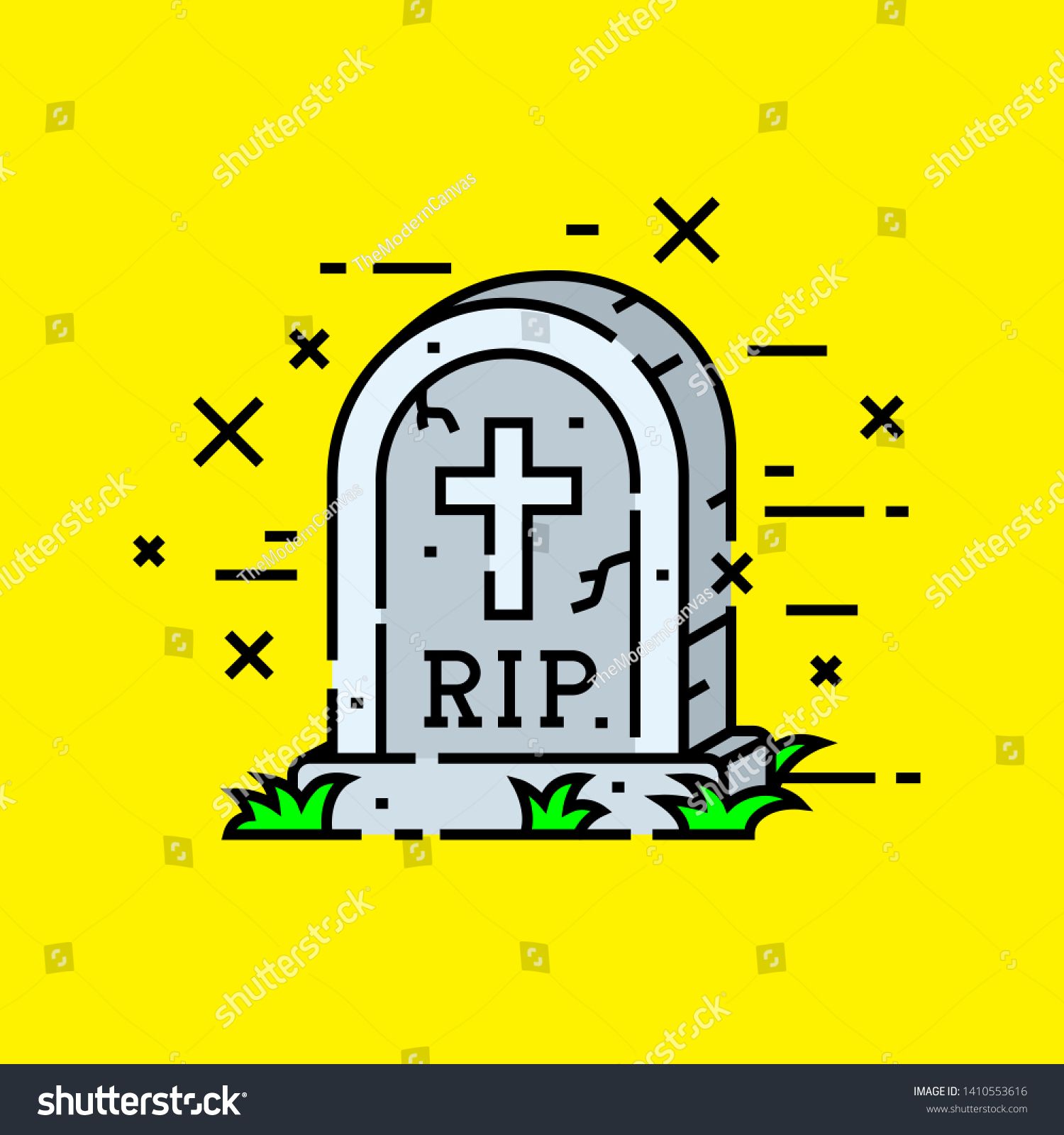 Detail Gravestone Graphic Nomer 39